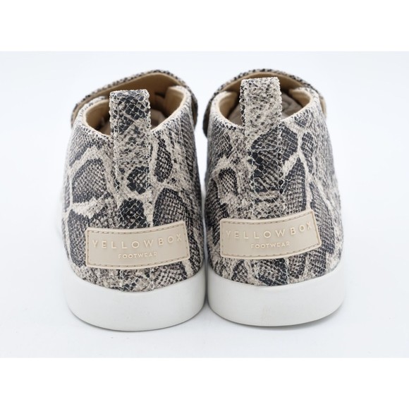 YELLOW BOX ORIANA SNAKE PRINT SLIP ON CASUAL AND FASHION SNEAKERS - Picture 2 of 5